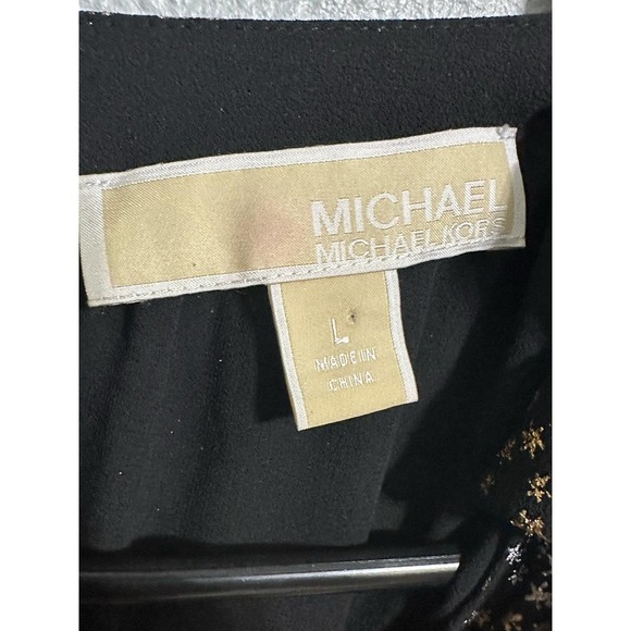 Michael Kors Cold Shoulder Dress Size L - Picture 3 of 3